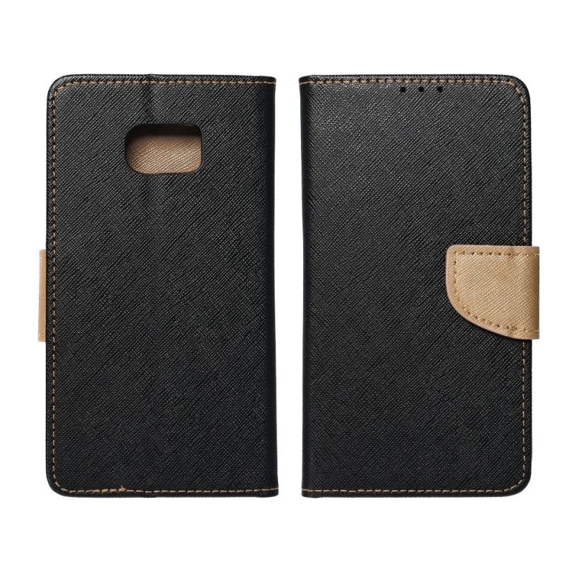 Kryt Fancy Book Case Samsung Galaxy A22 4G Black / Gold