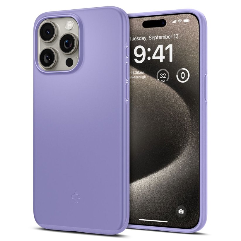 Kryt Spigen Thin Fit iPhone 15 Pro Max Iris Purple