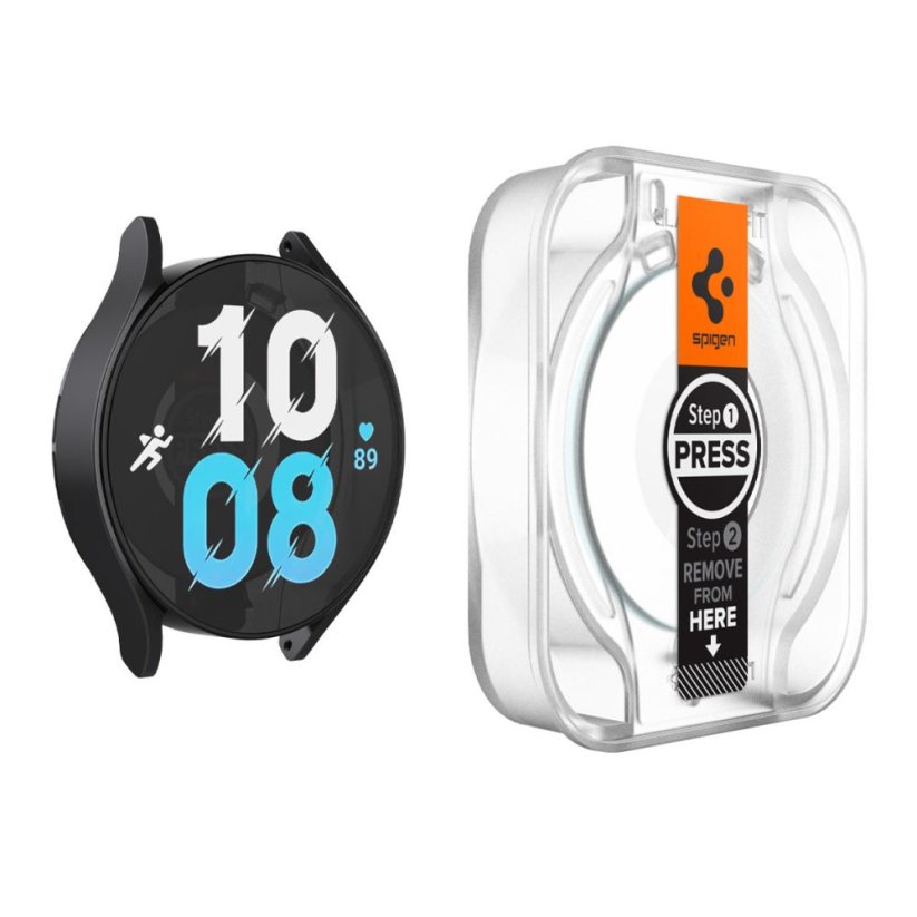 Ochranné tvrdené sklo Spigen Glas.Tr ”Ez-Fit” 2-Pack Samsung Galaxy Watch 6 (40 mm) Clear