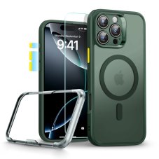 Ochranné sklo ESR Classic Pro Set Halolock Magsafe iPhone 16 Pro Frosted Green Ochranné sklo ESR Classic Pro Set Halolock Magsafe iPhone 16 Pro Frosted Green