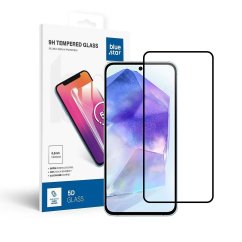 Kryt Ochranné tvrdené sklo - Samsung Galaxy A55 5G Full Face (Full Glue With Frame/Small Size) - Black Ochranné tvrdené sklo