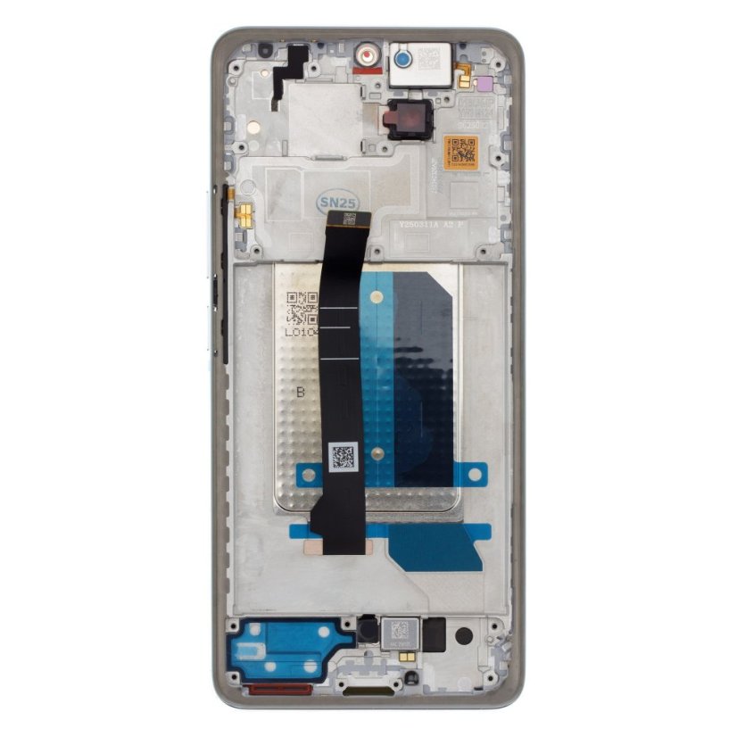 Kijelző kerettel Xiaomi Redmi Note 14 Pro+ 5G Blue (Service Pack - eredeti pótalkatrész)