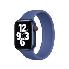Remienok pre Apple Watch (38/40/41mm) Solo Loop, veľkosť M - modrý