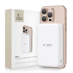Externá batéria Tech-Protect Pb12 Lifemag Magsafe Power Bank 20000Mah White