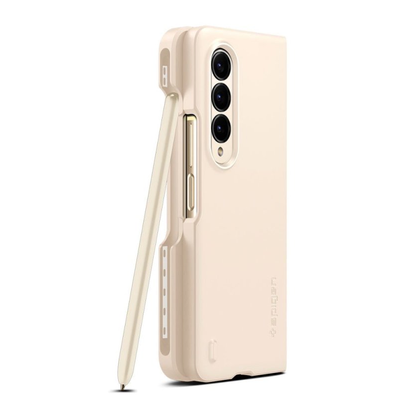 KRYT SPIGEN THIN FIT PEN SAMSUNG GALAXY Z FOLD 4 PEARLED IVORY