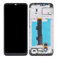 LCD kijelző + érintőképernyő - Motorola Moto E7 Power kerettel