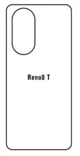 Hidrogél - hátsó védőfólia - OPPO Reno8 T 4G
