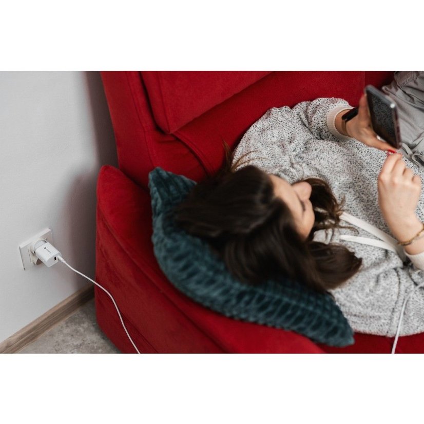 Phone Charger Forcell F-Energy USB C + USB A Qc4.0 Pd 3A 30W Tfk-Tc-30Wpd White