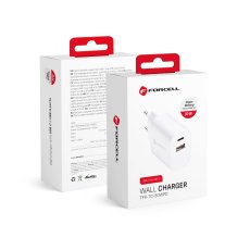 Phone Charger Forcell F-Energy USB C + USB A Qc4.0 Pd 3A 30W Tfk-Tc-30Wpd White