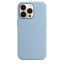 iPhone 13 Pro Silicone Case s MagSafe - Blue Fog design (bledomodrý)