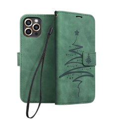 Kryt Mezzo Book Case Samsung Galaxy A02S Christmas strom Green