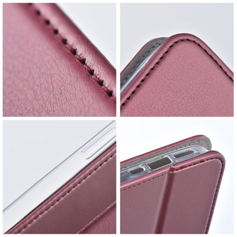 Kryt Smart Magneto Book Case Samsung Galaxy A35 Burgundy