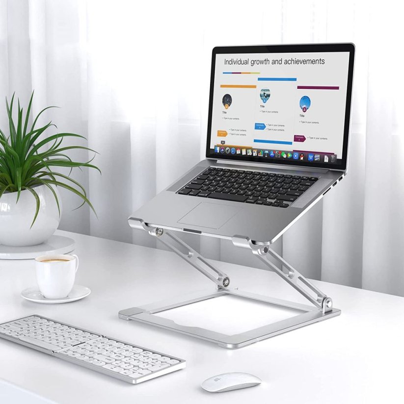 Stojan Tech-Protect Uls400 Prodesk Universal Laptop Stand Grey