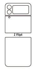 engaroGuard Hidrogél - hátsó védőfólia - Samsung Galaxy Z Flip 4