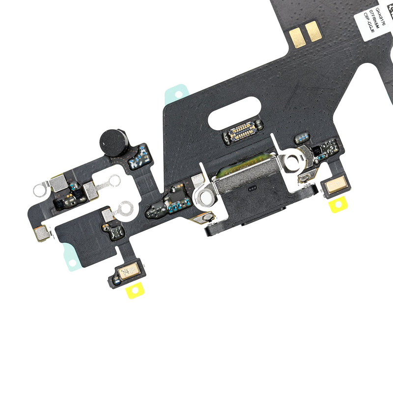 iPhone 11 - dokkolótöltő alsó hajlékony csatlakozó (fekete)