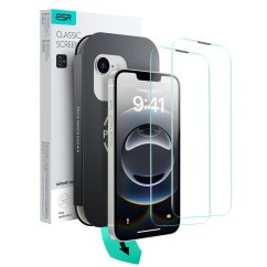 Ochranné tvrdené sklo ESR Ultrafit Tempered Glass 2-Pack iPhone 13 / 13 Pro / 14 / 16E Clear