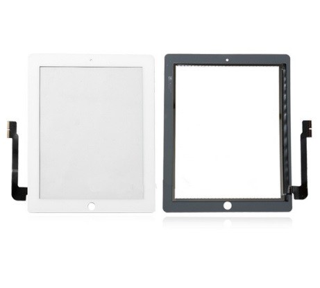 Apple iPad 3/iPad 4 - dotyková plocha, sklo (digitizér) originál - biela