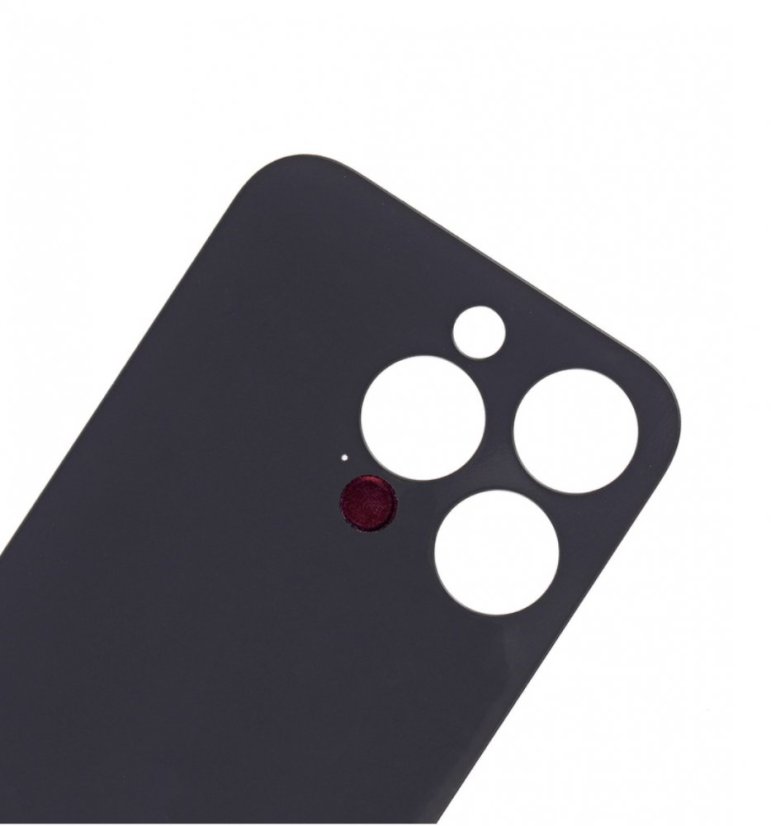 Apple iPhone 15 Pro - Náhradné zadné sklo housingu (Black Titanium)
