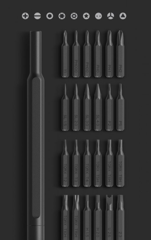 Kiváló minőségű alumínium szerszámkészlet - 24in1