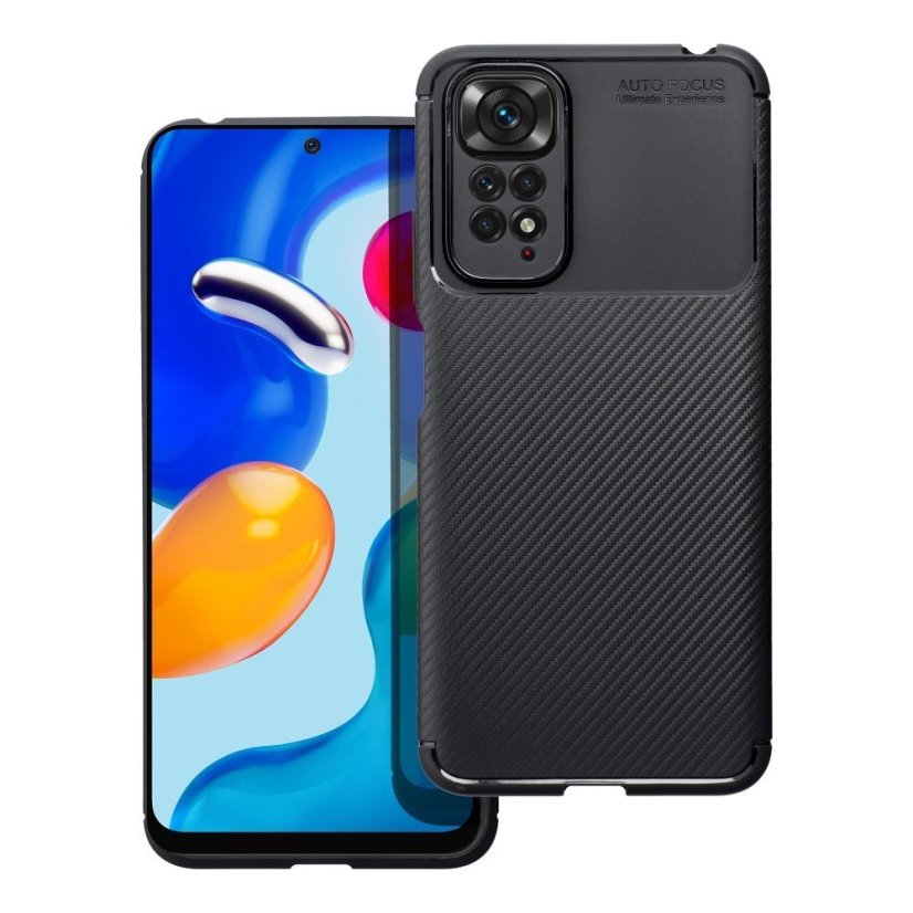 Kryt CARBON PREMIUM Case  Xiaomi Note 10 5G / Poco M3 Pro / Poco M3 Pro 5G čierny