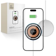 Bezdrôtová nabíjačka Tech-Protect Qi15W-A30 Magnetic Magsafe Wireless Charger Silver