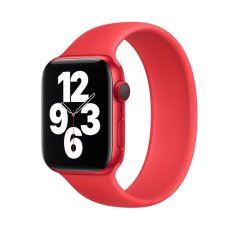 Remienok pre Apple Watch (38/40/41mm) Solo Loop, veľkosť S - červený (PRODUCT)RED™