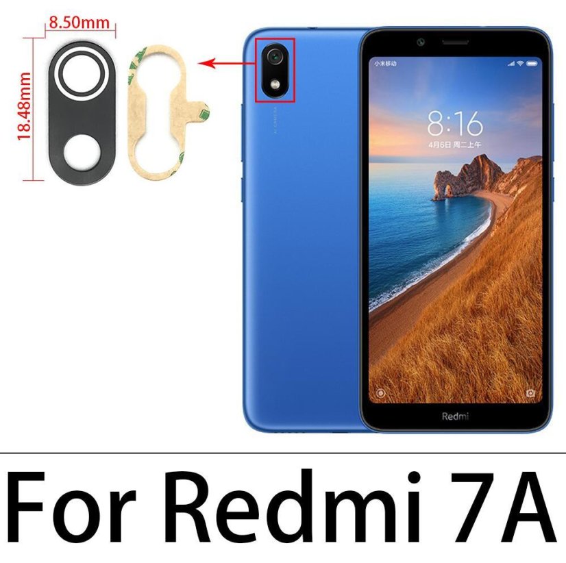 Csereüveg a hátsó kamerához - Xiaomi Redmi 7A