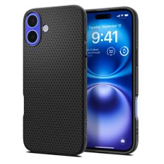 Kryt Spigen Liquid Air iPhone 16 Plus Matte Black Kryt Spigen Liquid Air iPhone 16 Plus Matte Black