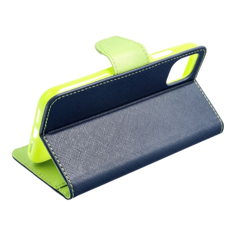 Kryt Fancy Book Case Motorola Moto G75 Navy / Lime