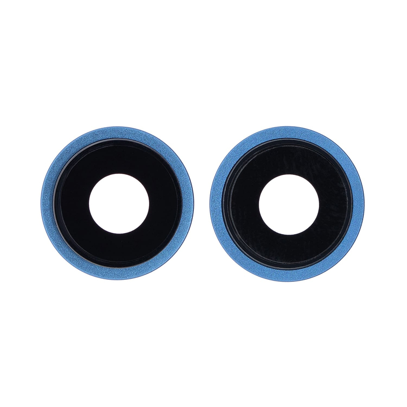 iPhone 13 - Csere hátsó kameraüveg kerettel (kék)