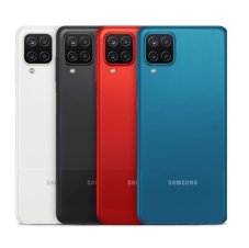 Samsung Galaxy A12 - Zadný kryt - se sklíčkem kamery - červený (náhradný diel)