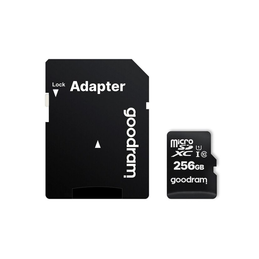 Goodram memóriakártya Microsd 256Gb 100Mb/S Class 10 Uhs I adapterrel Sd Sd