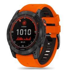 Remienok Tech-Protect Iconband Pro Garmin Fenix 5X / 5X Plus / 6X / 6X Pro / 7X / 8 / 8 Pro (51 mm) Orange/Black
