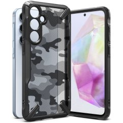 Kryt Ringke Fusion X Samsung Galaxy A35 5G Camo Black