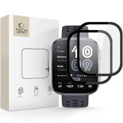Ochranné sklo Hydbridné Sklo Tech-Protect Glass Flex+ 2-Pack Amazfit Bip 6 Black