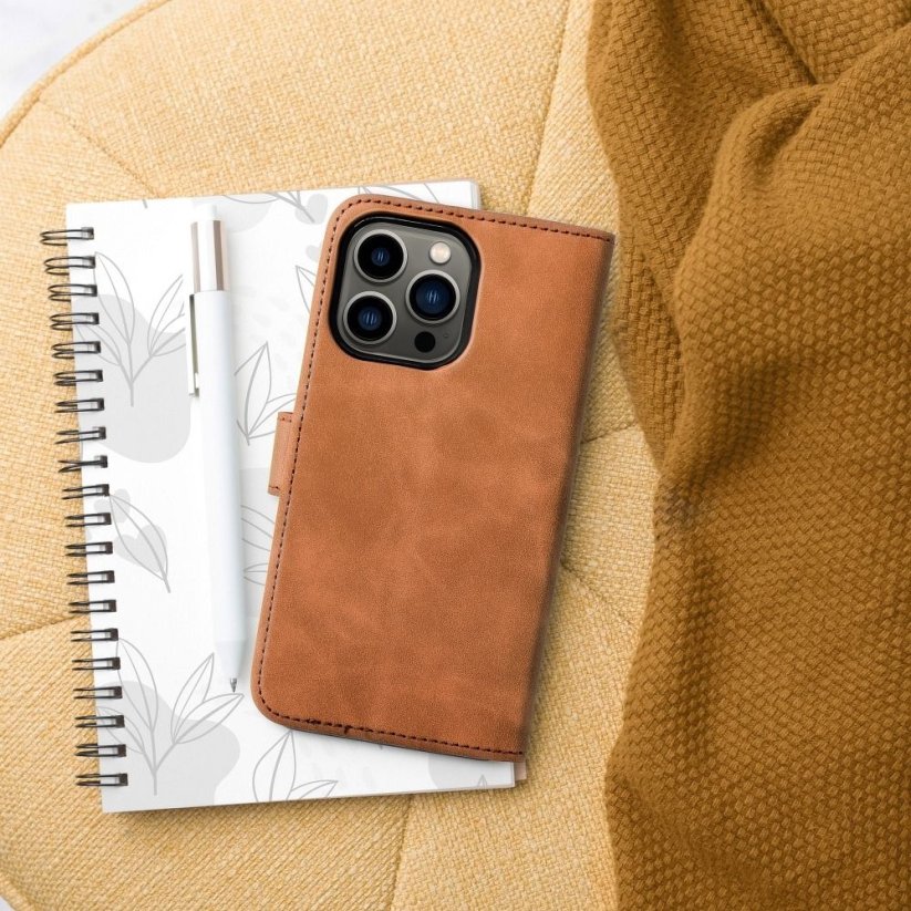 Kryt Tender Book Case iPhone 13 Pro Max Brown