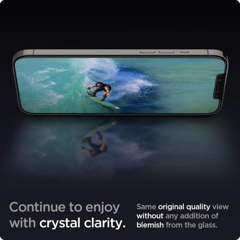 Ochranné tvrdené sklo Spigen Glas.Tr ”Ez Fit” 2-Pack iPhone 12/12 Pro