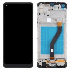 Displej + dotyková deska Samsung Galaxy A21 s rámom Displej + dotyková deska Samsung Galaxy A21 s rámom