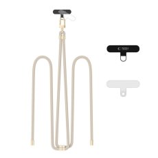 Tech-Protect C7S kötél keresztóraszíj Taupe/Gold