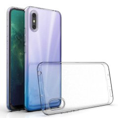 Silikónový kryt s hrúbkou 0,5 mm Forxiaomi Redmi 9A / 9At Priesvitný Silikónový kryt s hrúbkou 0,5 mm Forxiaomi Redmi 9A / 9At Priesvitný