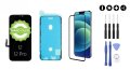 MULTIPACK - Fekete OLED kijelző iPhone 12/12 Pro + ragasztó a kijelző alatt + 3D védőüveg + szerszámkészlet MULTIPACK - Fekete OLED kijelző iPhone 12/12 Pro + ragasztó a kijelző alatt + 3D védőüveg + szerszámkészlet