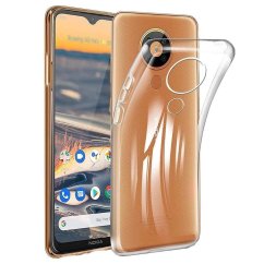 Transparentný silikónový kryt s hrúbkou 0,5mm  - Nokia 5.3  priesvitný