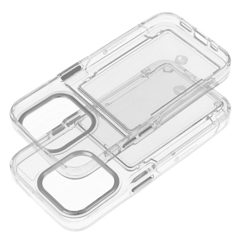 Kryt Forcell F-Protect Crystal Pocket Case iPhone 15 Priesvitný