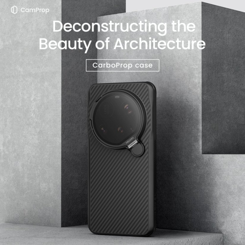 Nillkin CarboProp Aramid Magnetic (Transparent Lens) zadný kryt pre Xiaomi 15 Ultra Black