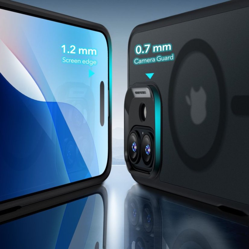 Ochranné sklo ESR Classic Hybrid Halolock Magsafe & Tempered Glass iPhone 16 Frosted Black