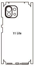 Hydrogel - zadná ochranná fólia - Xiaomi Mi 11 Lite/Mi 11 Lite 5G Hydrogel - zadná ochranná fólia - Xiaomi Mi 11 Lite/Mi 11 Lite 5G