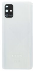 Samsung Galaxy A71 - Zadný kryt baterie - Crush White so sklíčkom zadnej kamery (náhradný diel) Samsung Galaxy A71 - Zadný kryt baterie - Crush White so sklíčkom zadnej kamery (náhradný diel)