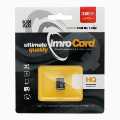 Pamäťová karta Imro Memory Card Microsd 32Gb 100Mb/S Class10 Uhs I