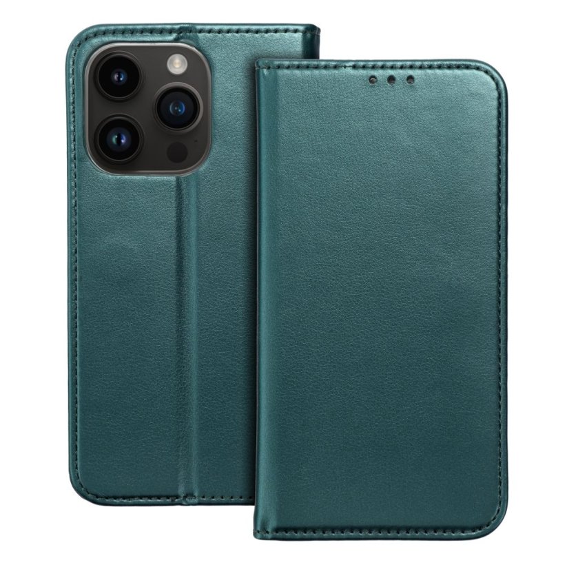 Kryt Smart Magneto Book Case iPhone 14 Pro Dark Green