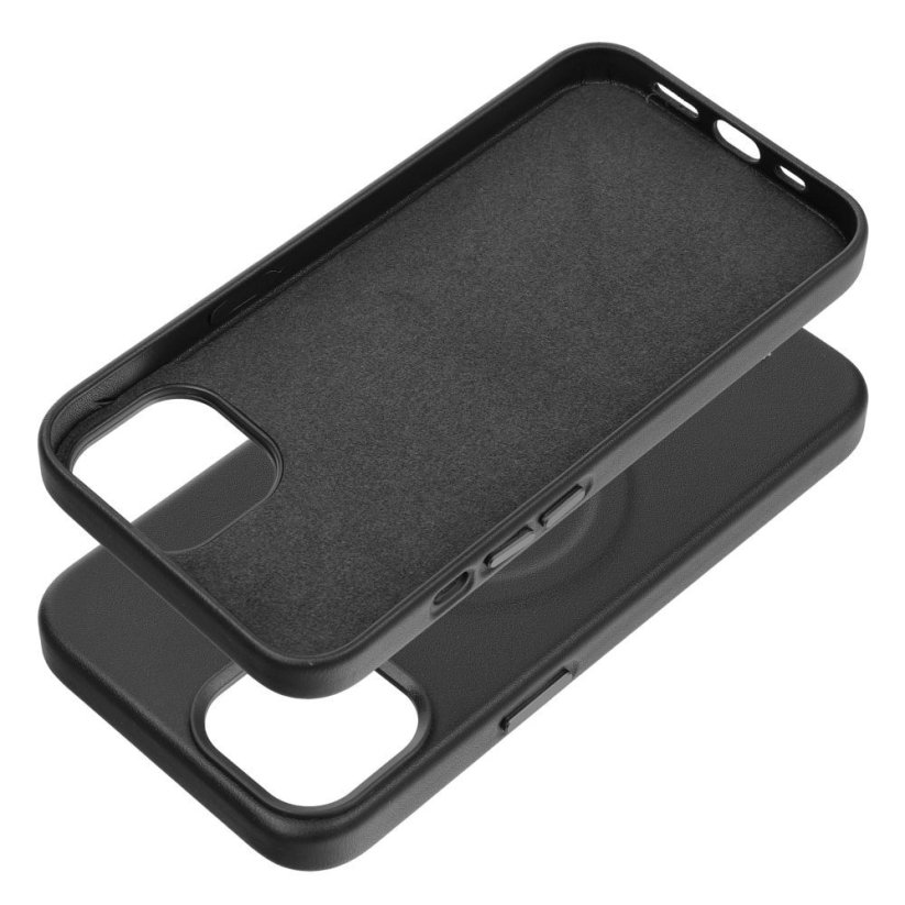 Kryt Roar Leather Mag Case - iPhone 15 Pro Max Black